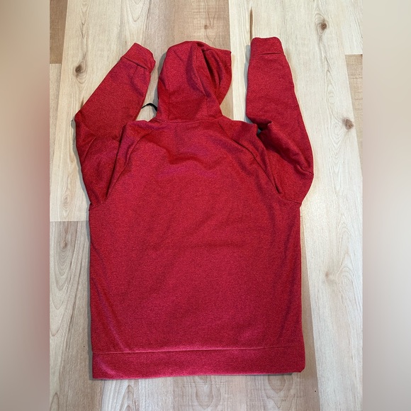 Nike Men's Therma-Fit Pullover Fitness Hoodie Red Heather Sz L - Picture 4 of 15